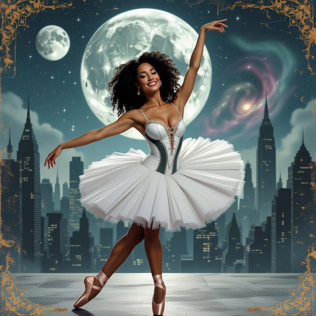 Android Ballet in Gritty Sci-Fi Metropolis