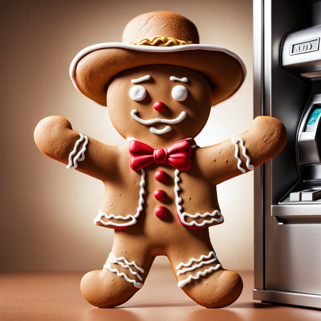 Gingerbread Outlaw Robs the Bank