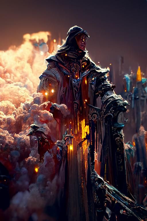 Fantasy Mage Matte Painting