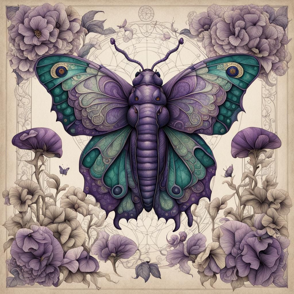 Botanical Ink Drawing