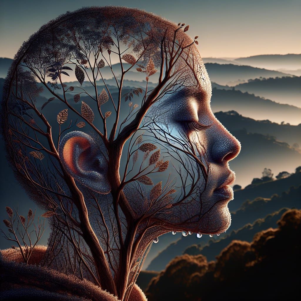 Dew-Kissed Goddess of Nature