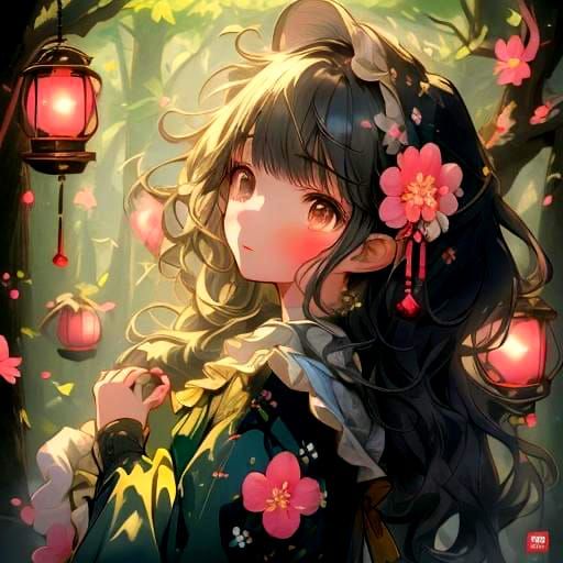 Japanese Fairy in Detailed 3D Anime Art