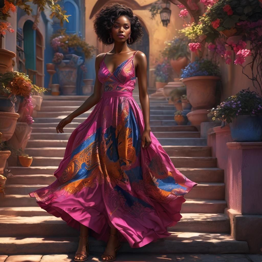 Hyper Realistic Fantasy Portrait in Vibrant Chiaroscuro