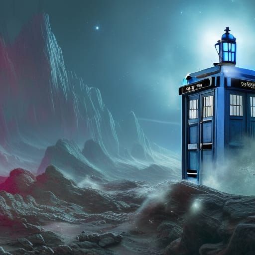 Detailed Dr. Who Matte Painting in Unreal Engine