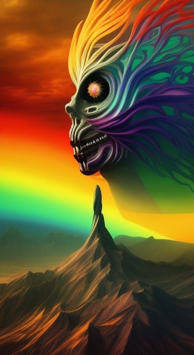 Sinister Head in the Sky