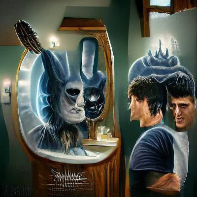 Sinister Donnie Darko Mirror Reflection
