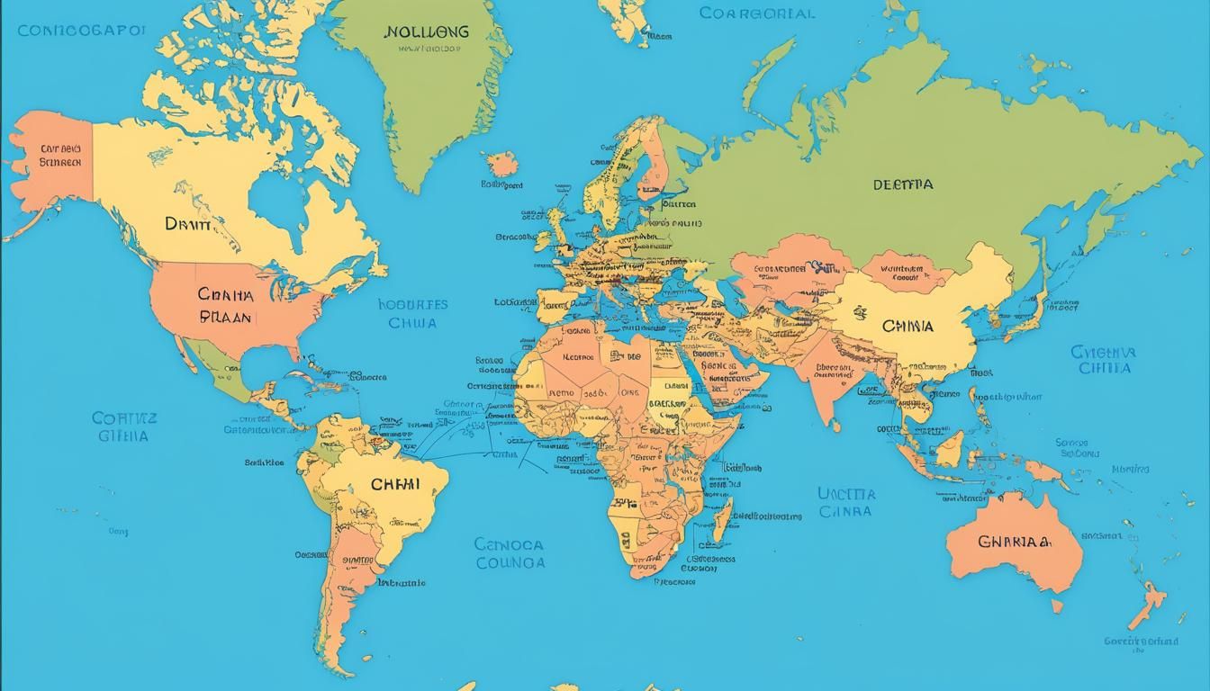 United States and China Seamless Cartography