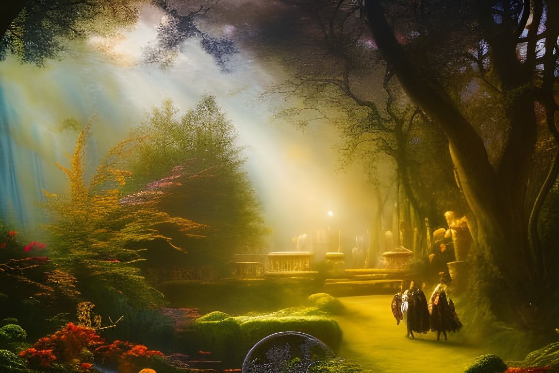 Dark Elves Titania and Oberon Keep Court