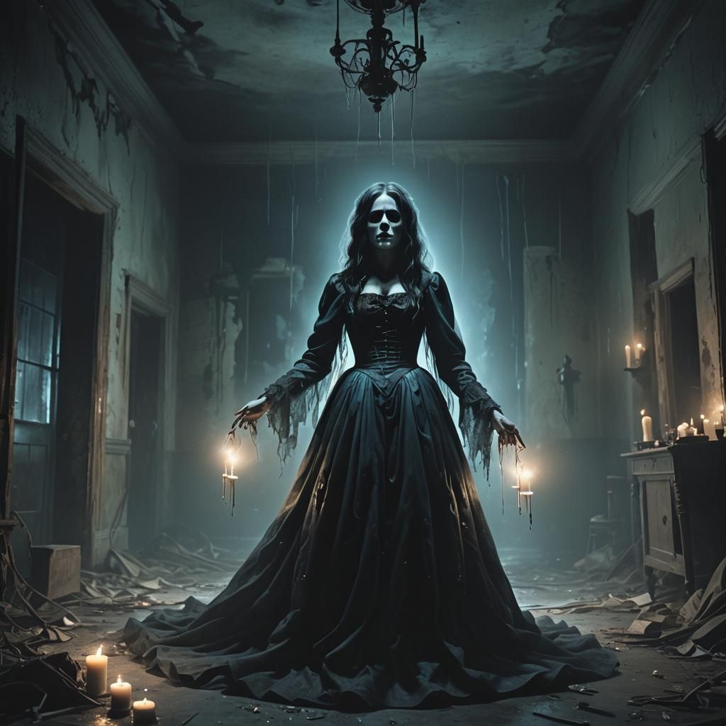 Eerie Female Ghost Haunts Abuser in Asylum