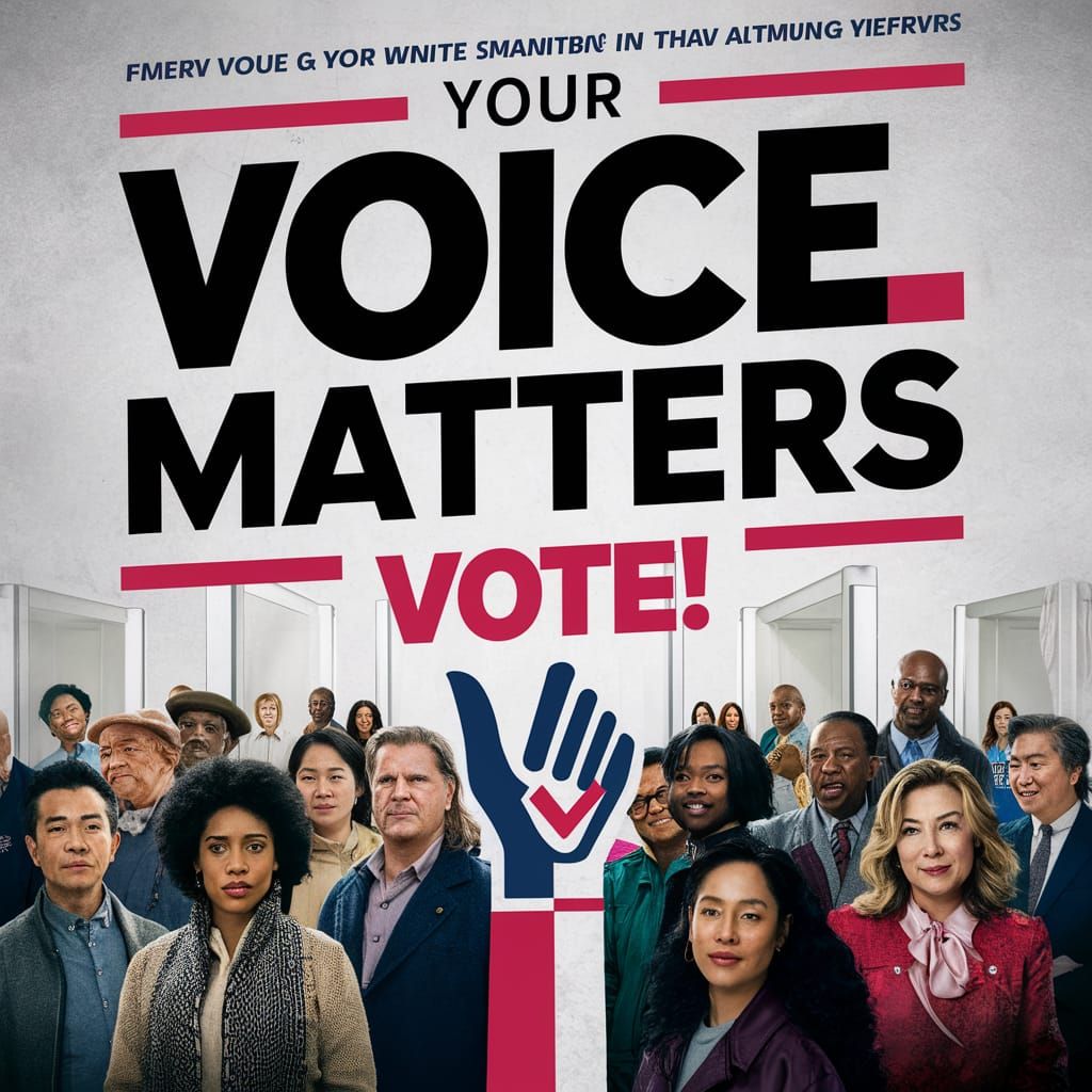 Empowering Movie Poster: Your Voice Matters, Vote!