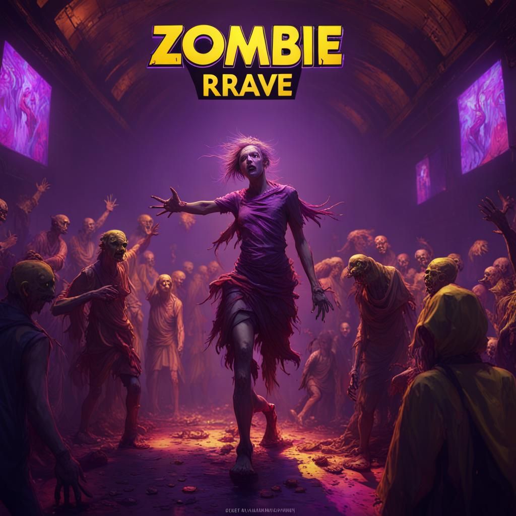 Zombie Rave: Dark Fantasy Concept Art