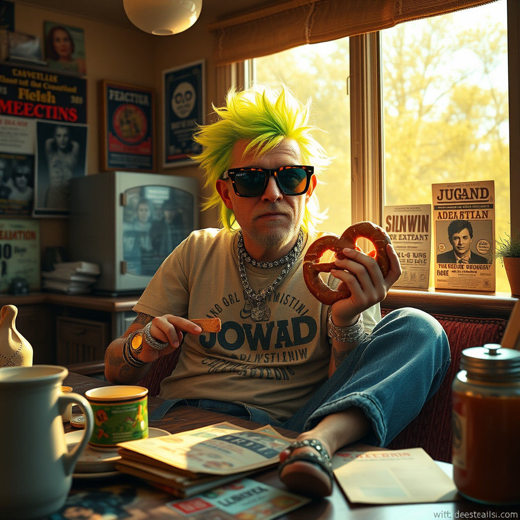 Juggalo Historian's Breakfast: Surreal Matte Painting