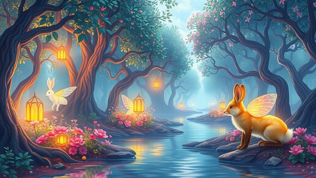 Twisted, Crystal Trees Shine in Turquoise, Magenta, and Gold