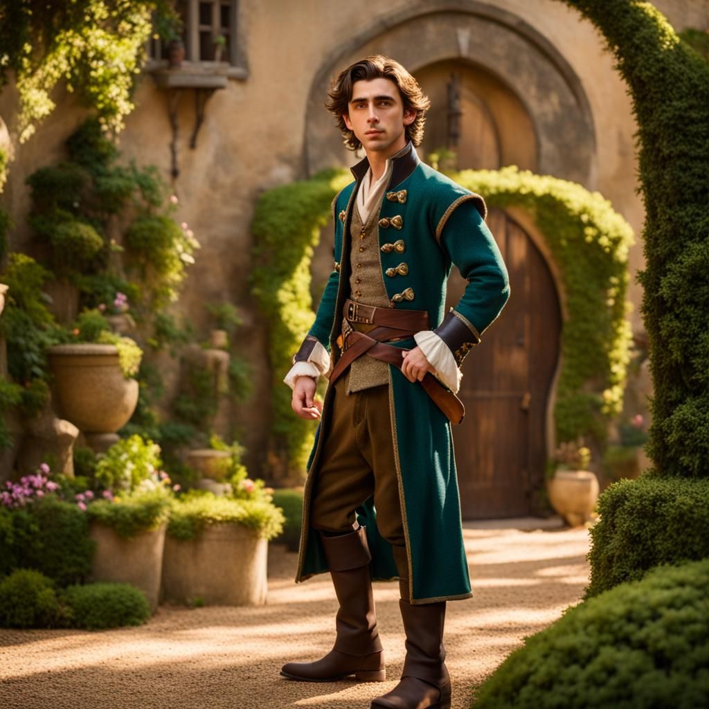 Timothee Chalamet as Flynn Ryder in Tangled 240120A