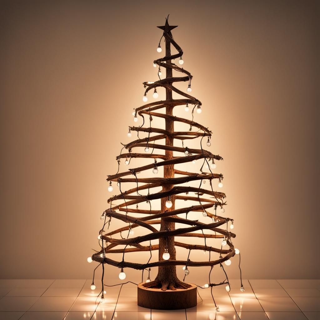 Christmas Tree Made of Devil's Snare