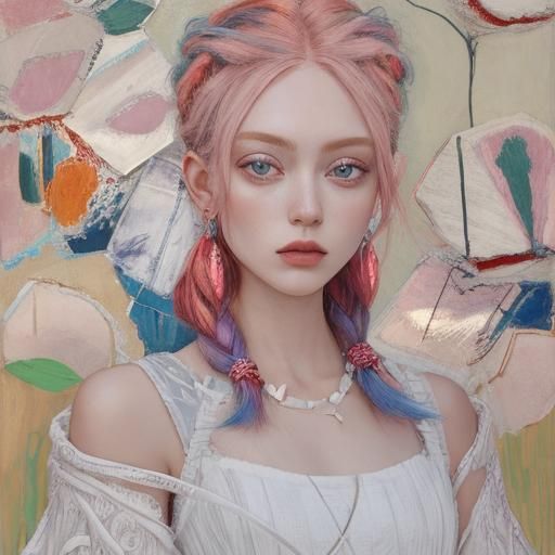 Abstract Composition in Picasso Style