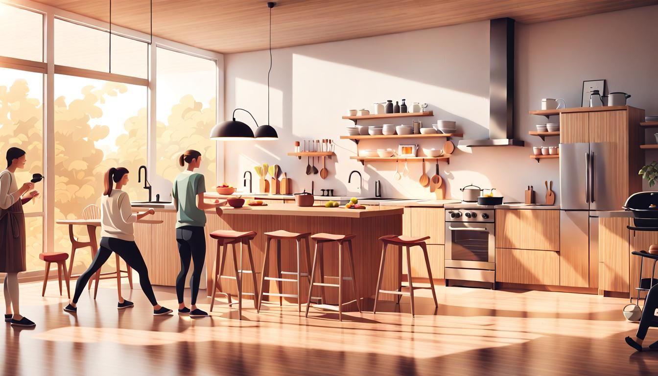 Modern Minimalist Kitchen Interior in 8K