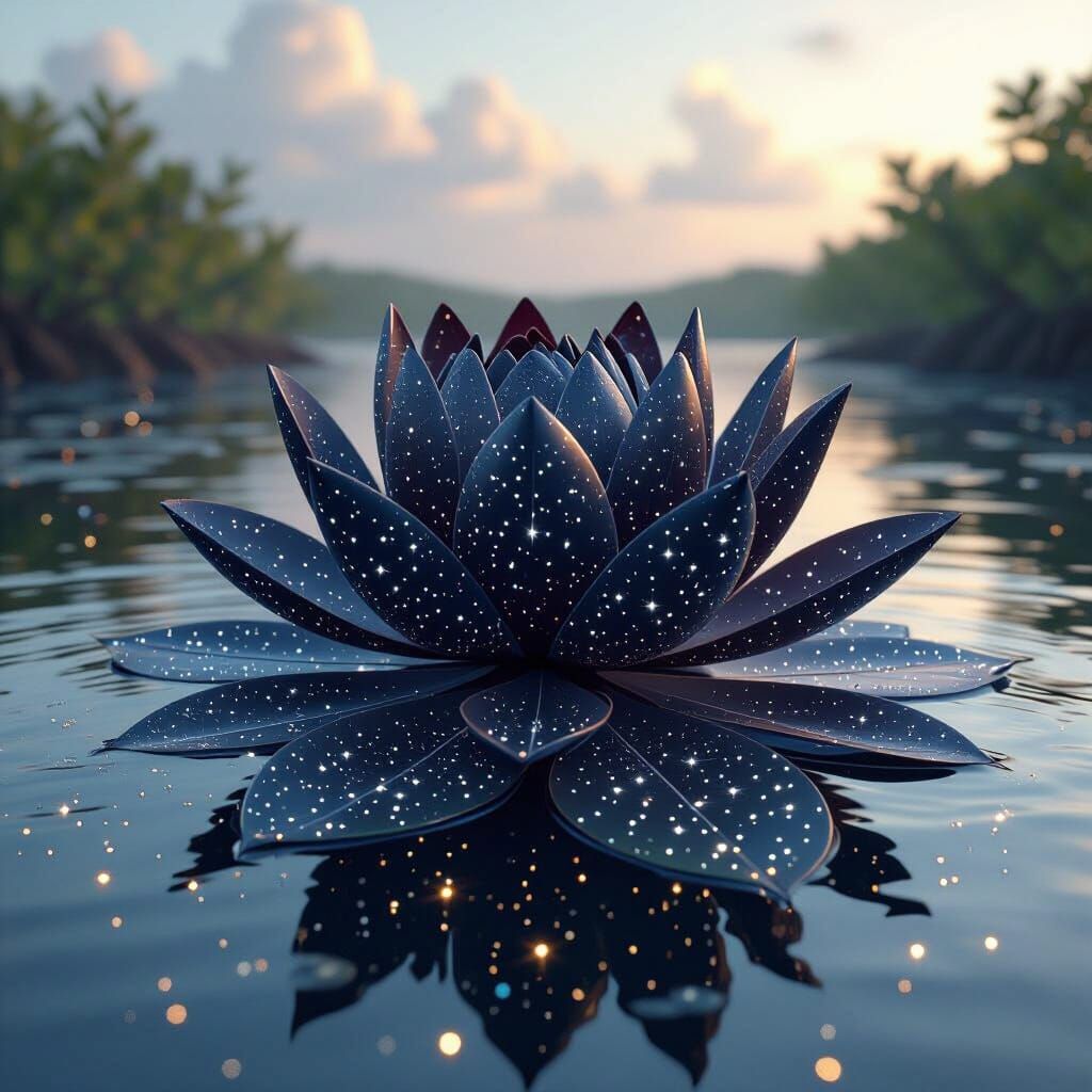 Dark Fantasy Starshadow Lotus in Deep Color