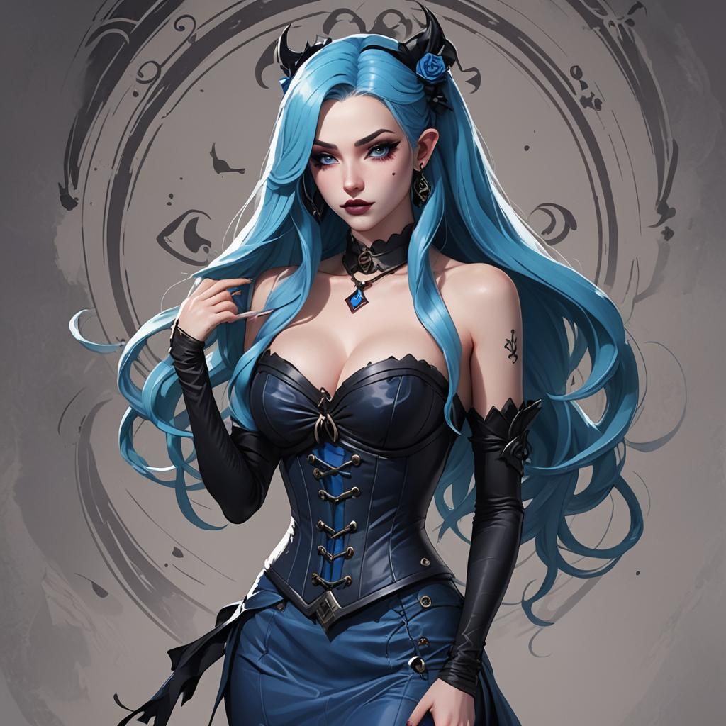 Gothic Jinx from League of Legends