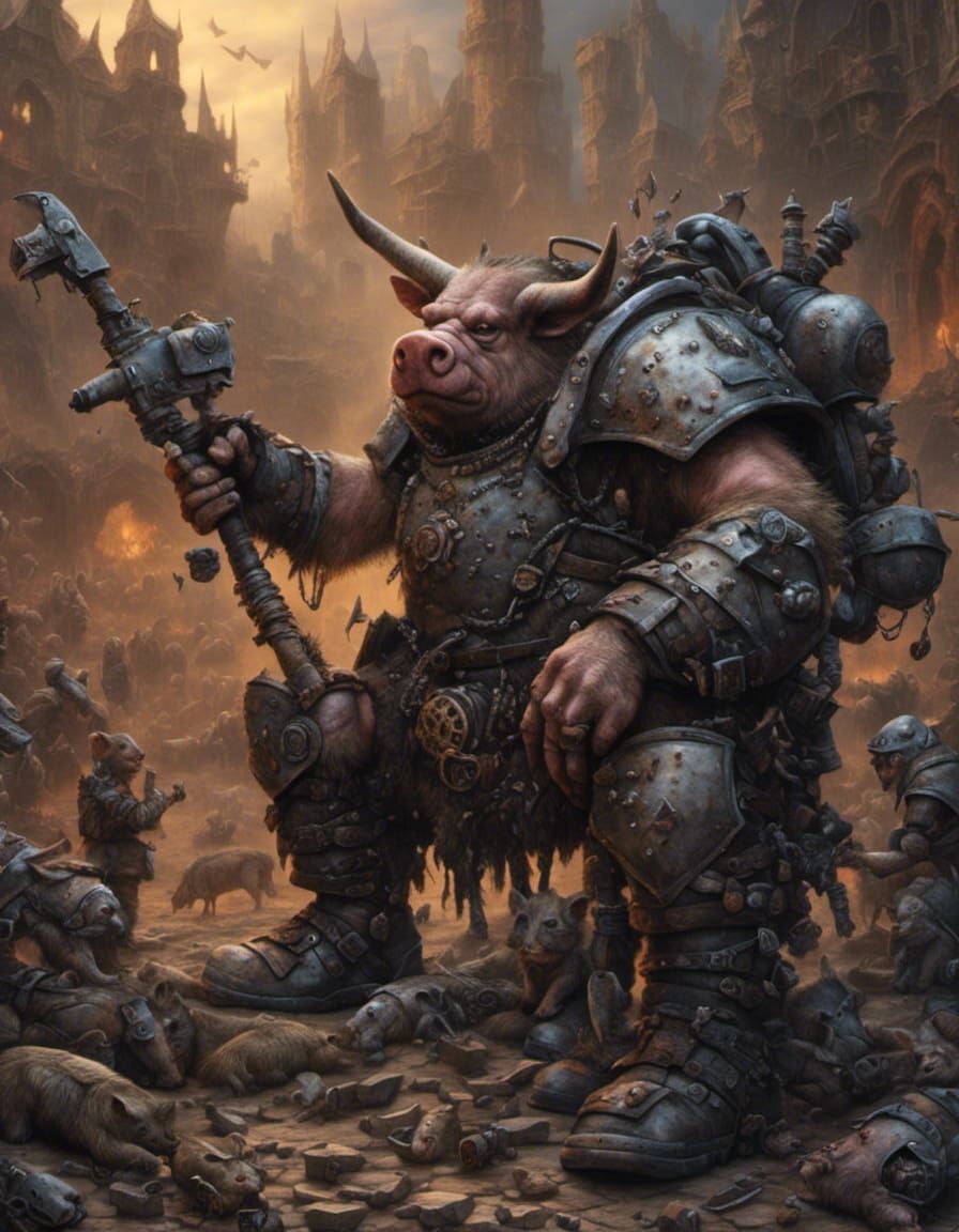 Warpig <lora:Aeon Punk:1.0>