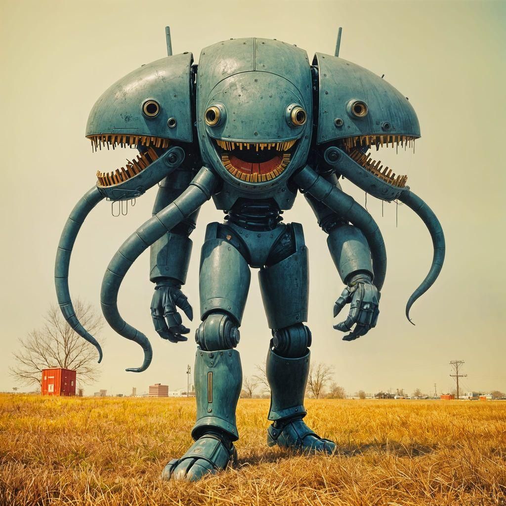 Eerie Liminal Metropolis in 90's Kodak Photography Style