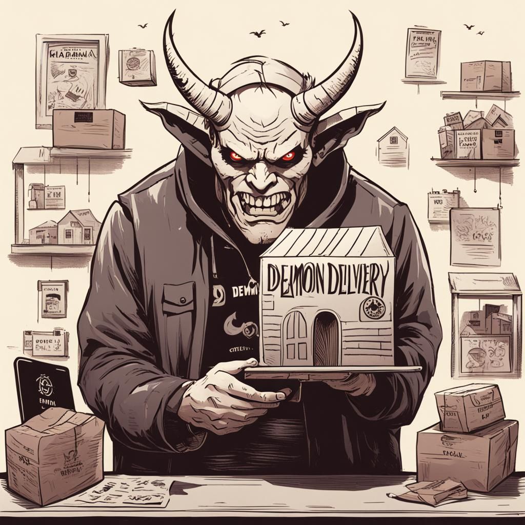 Demon Delivery Man for Karma Delivery Service