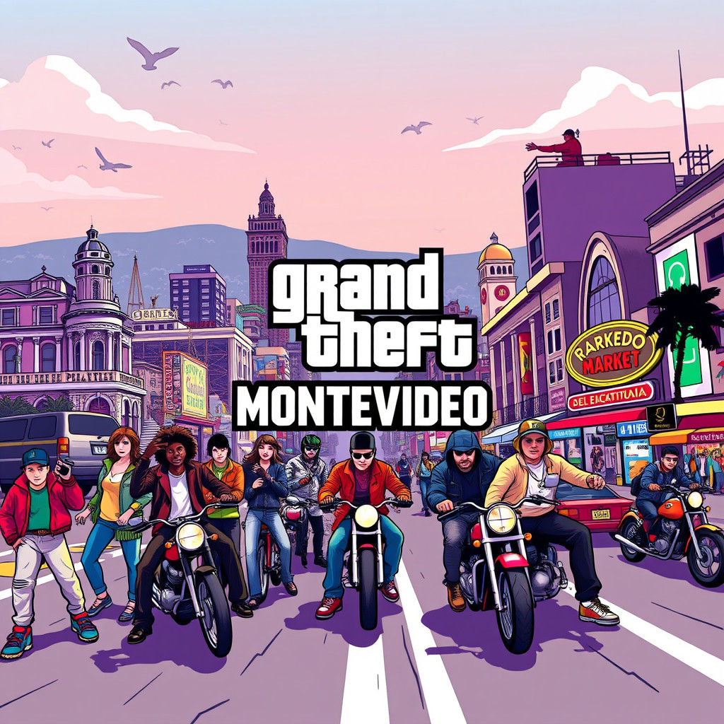 Grand Theft Auto: Montevideo Illustration