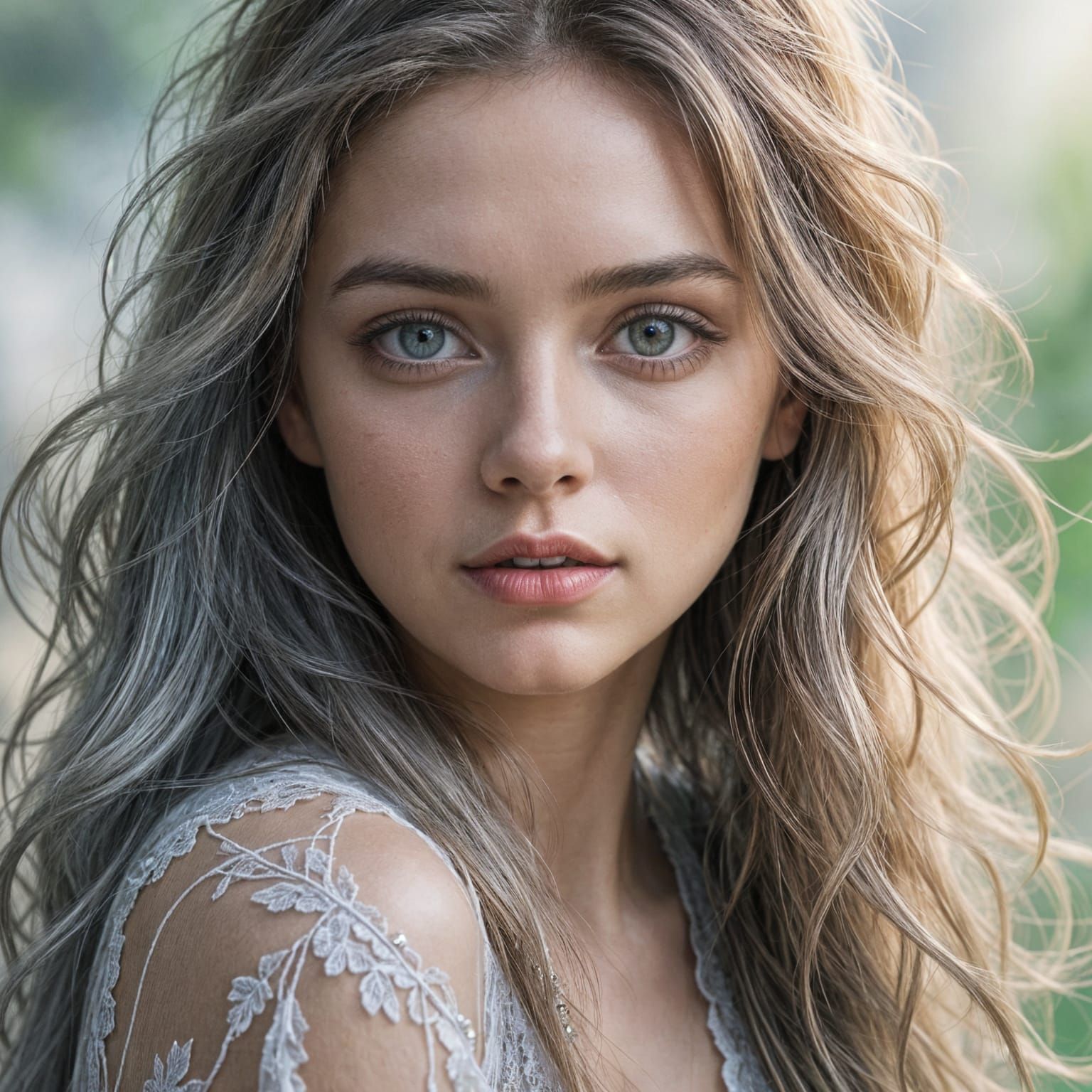 Ethereal Dreamgirl in Soft Focus