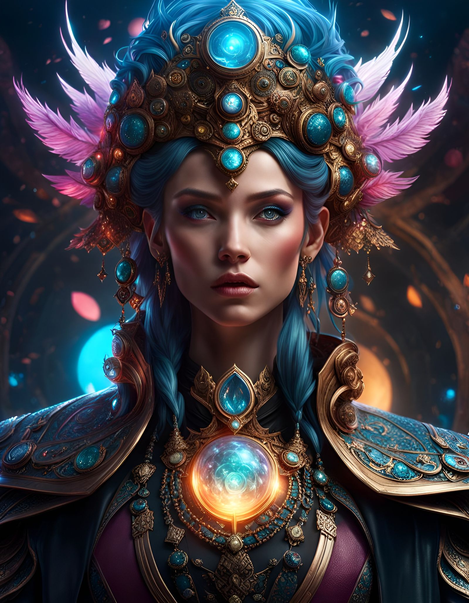 Aetherpunk Sorceress