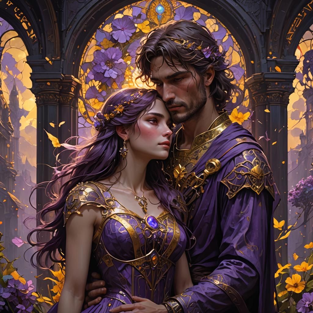Eternal Love in Dark Fantasy Concept Art