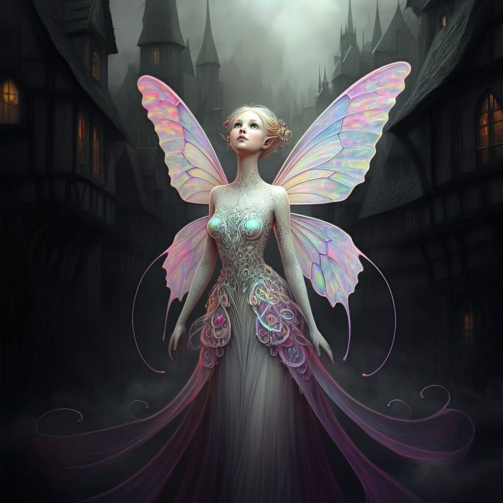 Whimsical Fairy, Enchanting Fantasy Portrait
