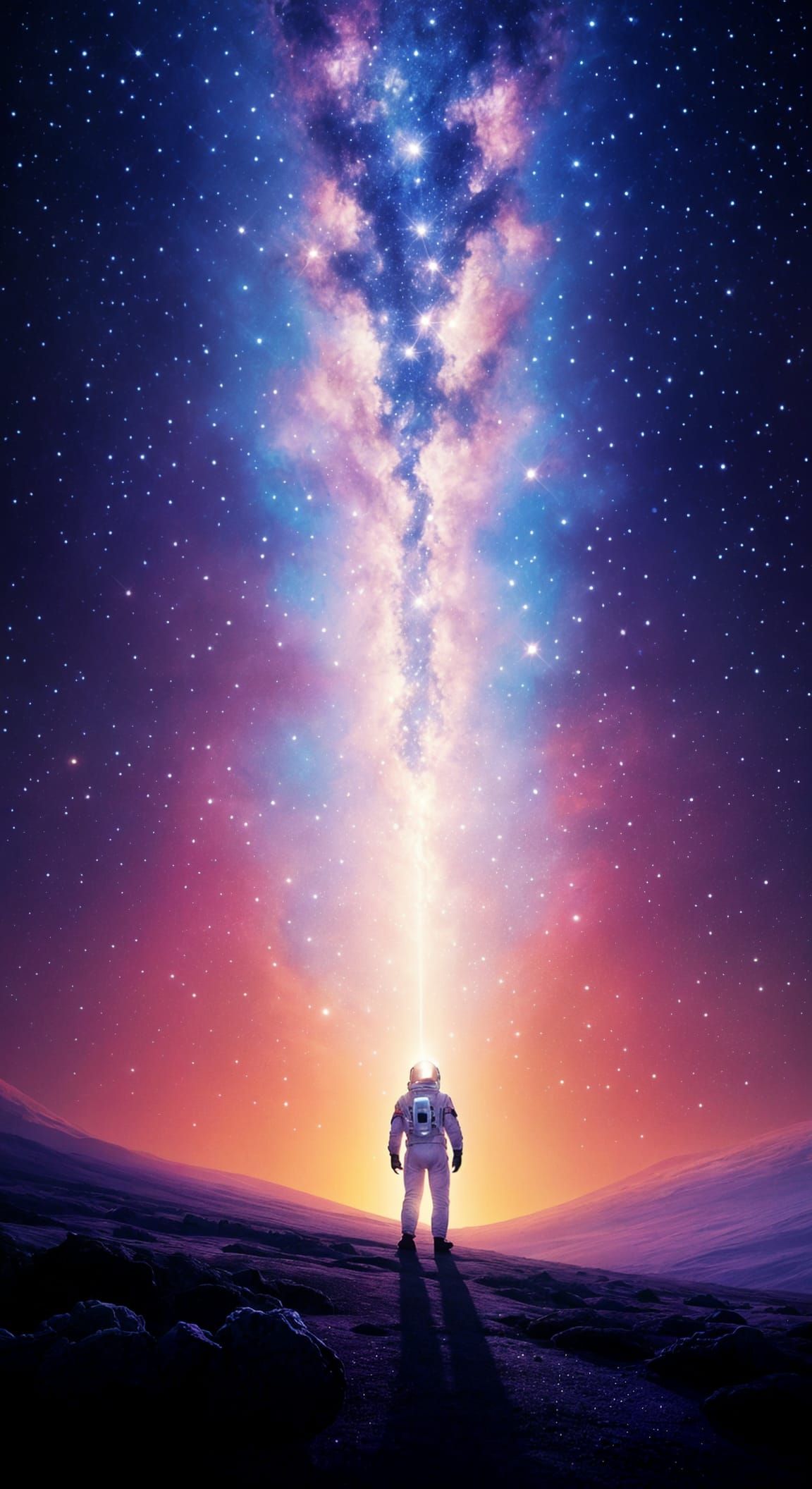 Spectacular Galaxy Rise: A Cosmic Dawn