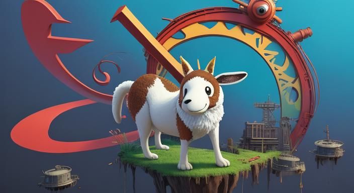 Snoopy and Kangaroo in Ghibli Anime Style