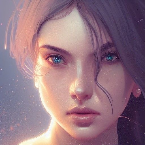 Detailed Portrait of a Cute Woman