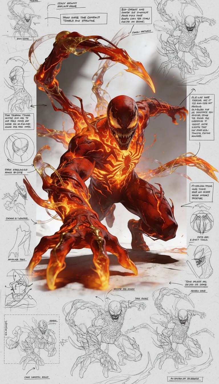 Exploded Schematic Concept Art with Blended Photograph