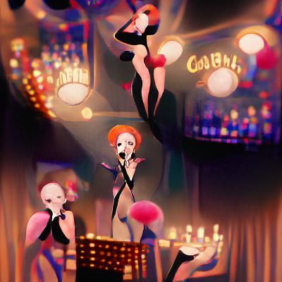 Abstract AI Image Generated From Empty Prompt