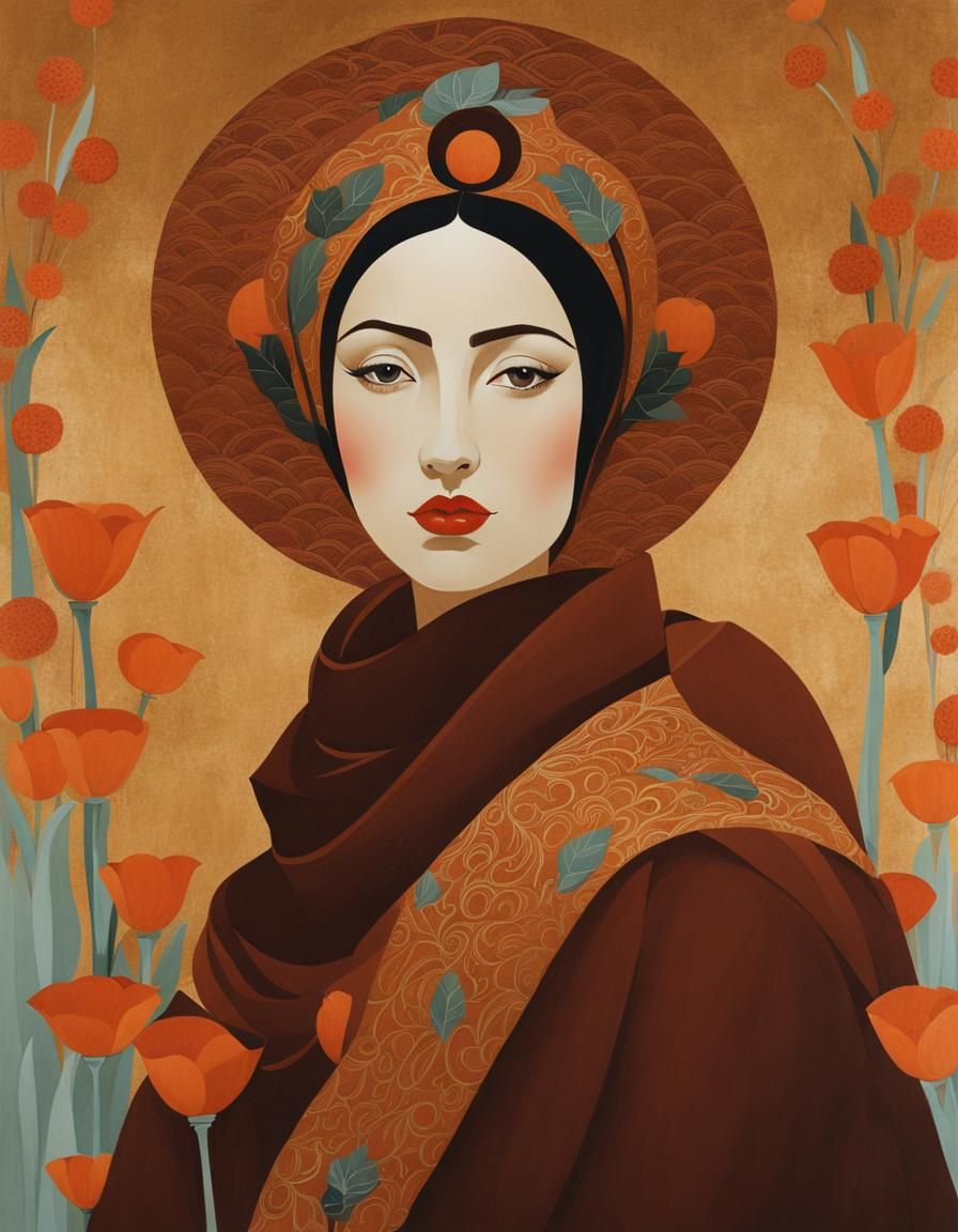 Elegant Figure Study in Classical Style