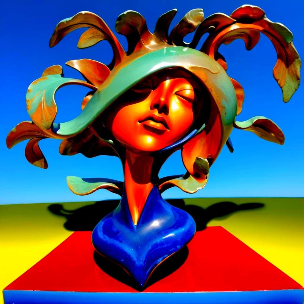 Elegant Bronze Sculpture Art