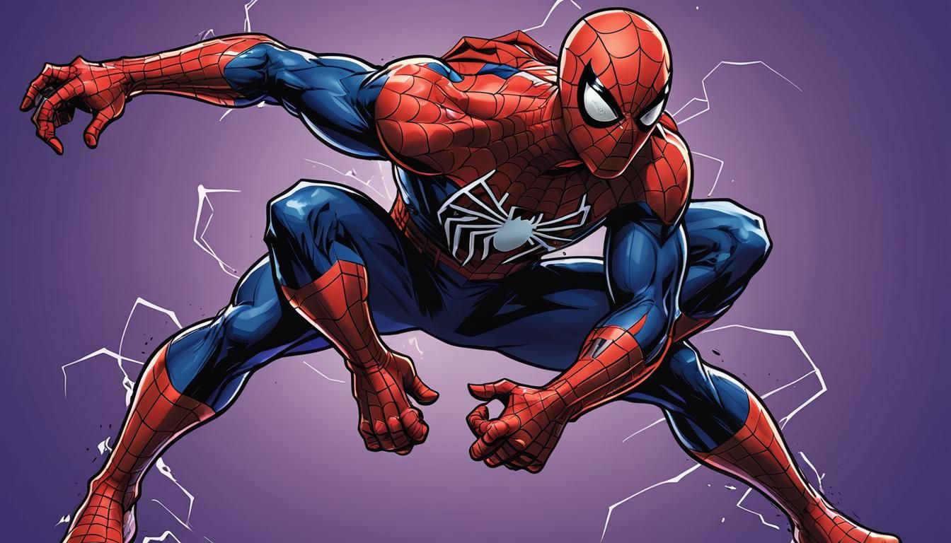 Dynamic Spider-Man Comic Book Illustration
