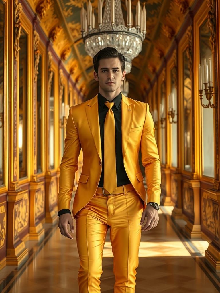 Golden Hunk in Versailles