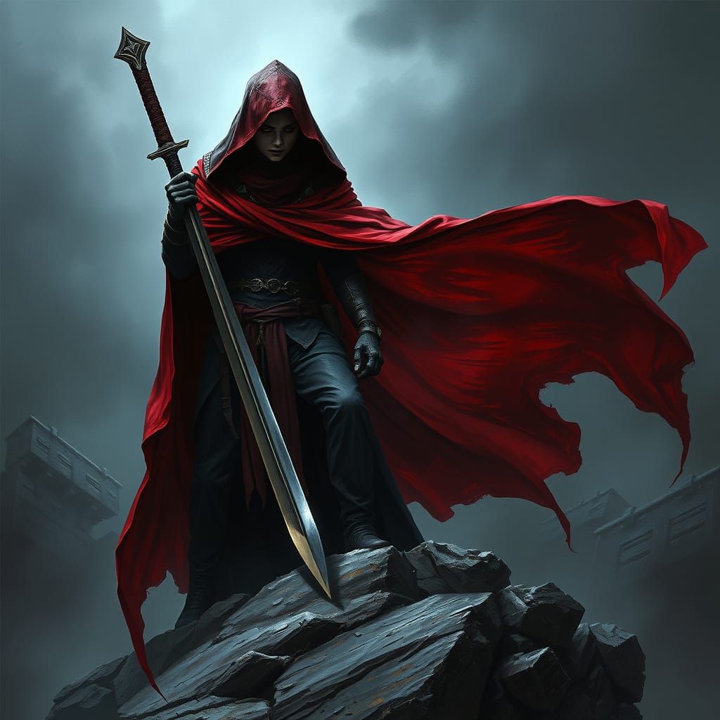 Dark Fantasy Goddess of Death Revealed in Epic Art