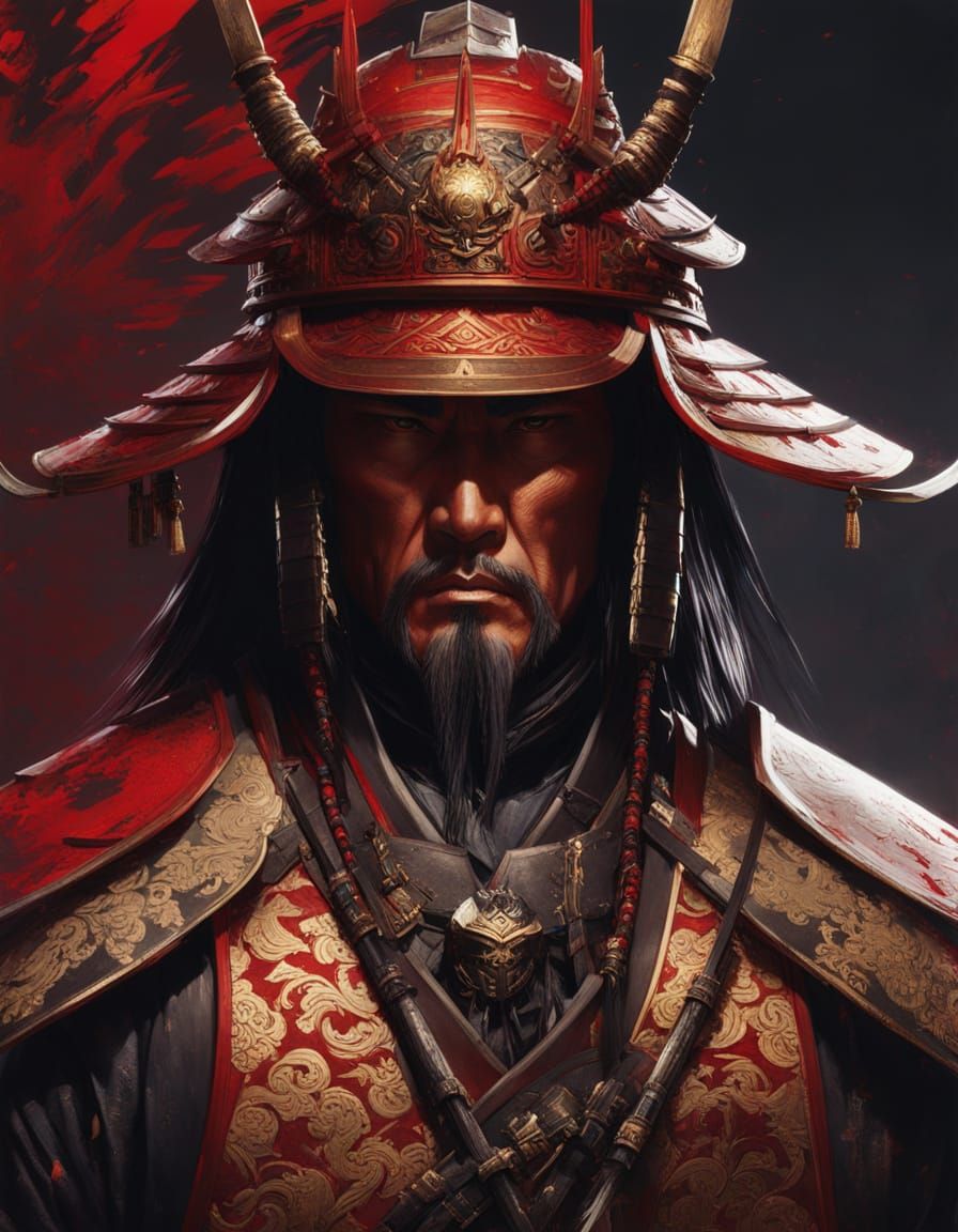 Honorable Shogun Portrait in Cinematic Fantasy Style