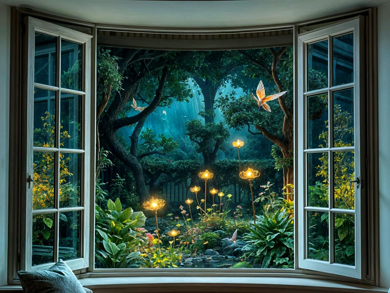 Fantastical Bay Window Reflection