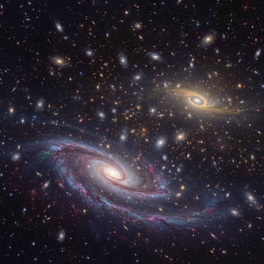 Hyper Realistic Observable Universe Panorama