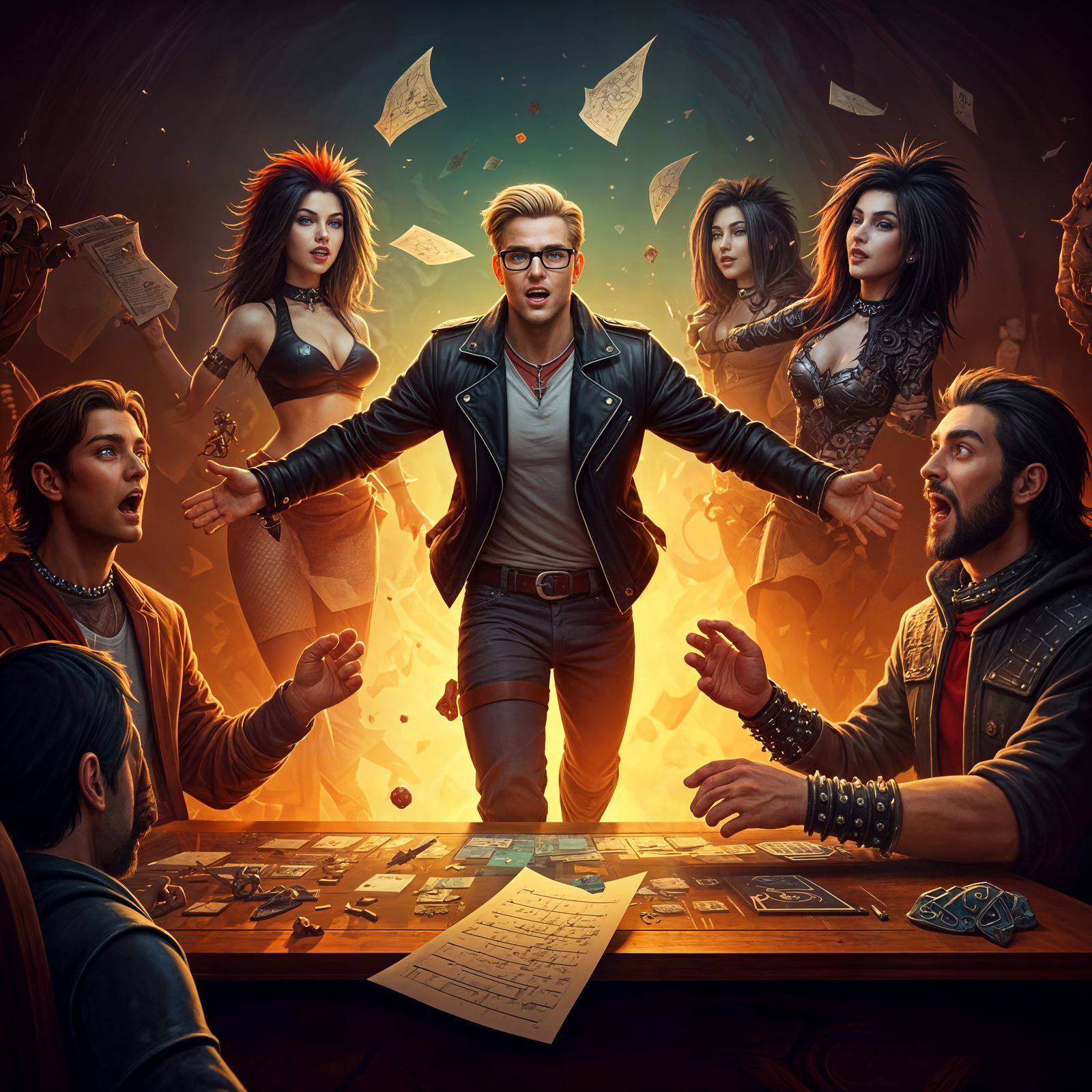 Dungeon Master Dashes Out to Join Metal Chicks