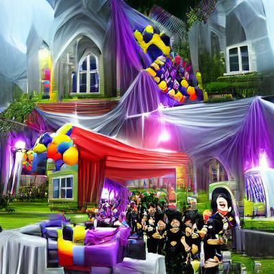 Enchanting Mad Hatter's Ball in Digital Art