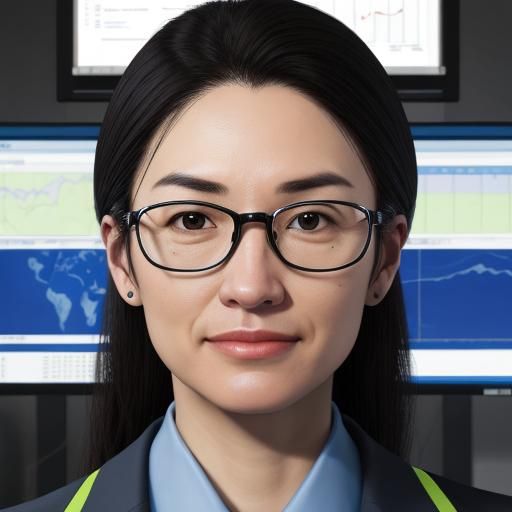 Immersive Close-Up of Research Scientist's Face