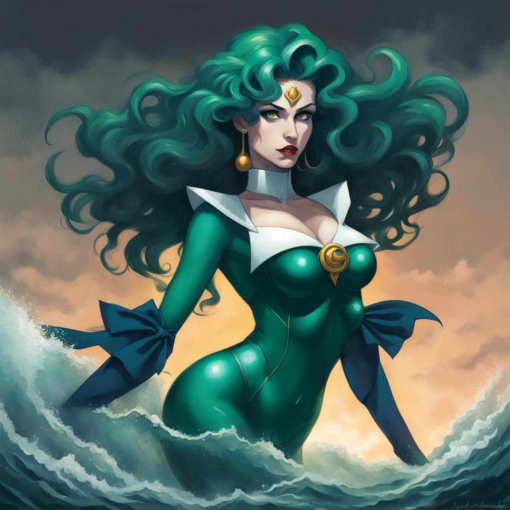 Sailor Neptune As A Siren