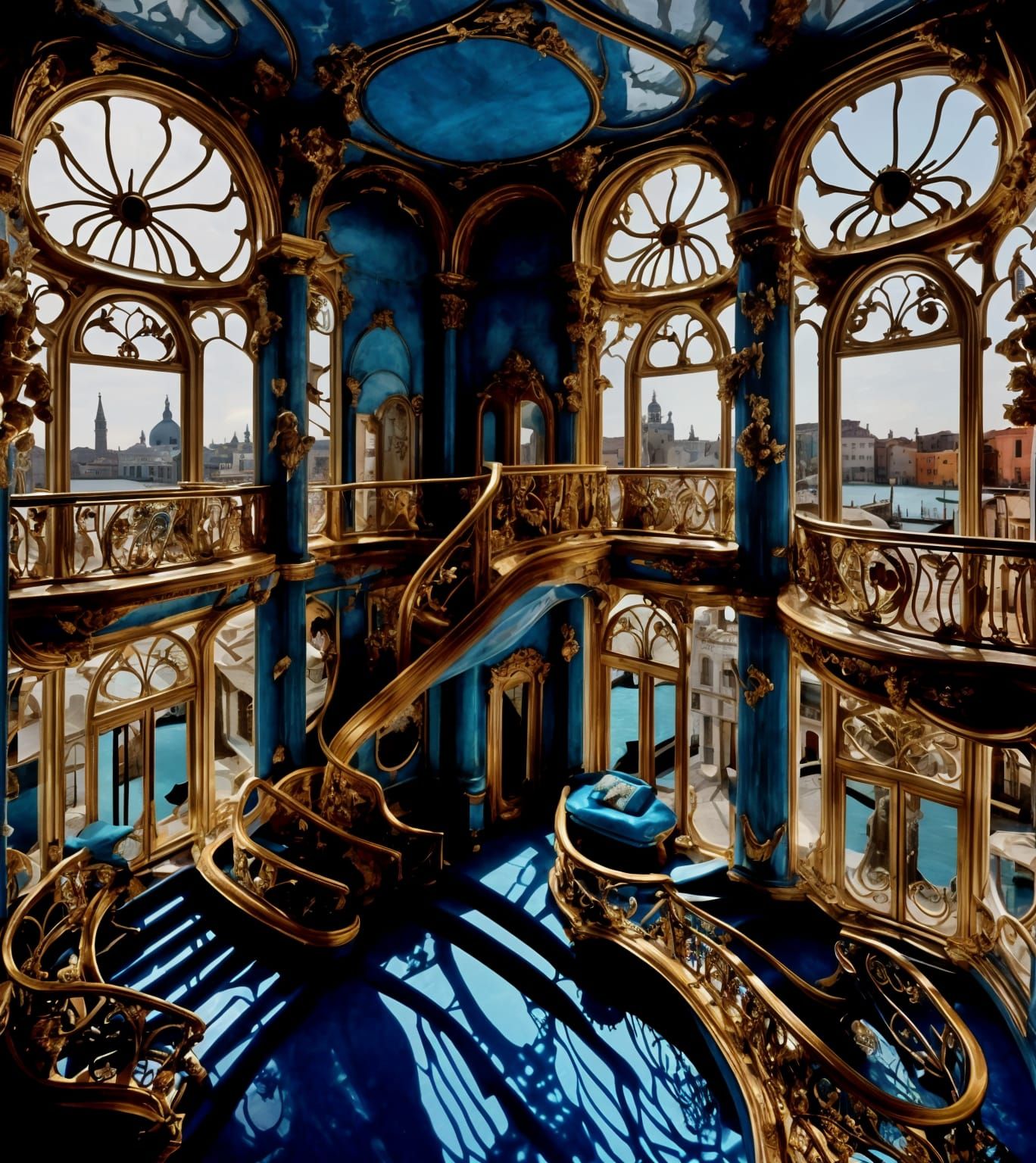 Baroque Mansion Overlooking Venice Grand Canal