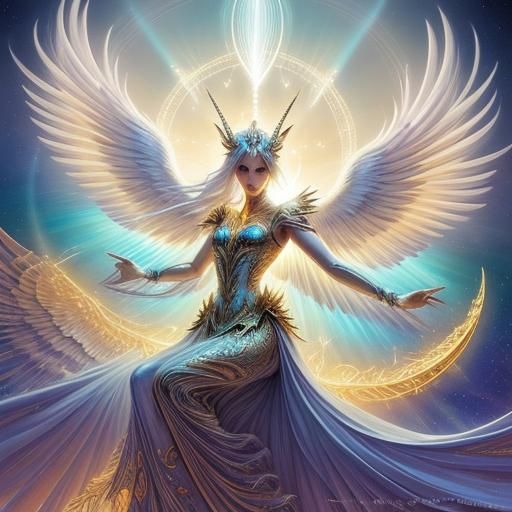 A sleek, elegant silhouette of Pegasus with unicorn horn, in...